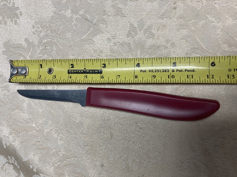 Pampered Chef Burger & Slider Press 3pc Set & Paring Knife Great Condition gallery