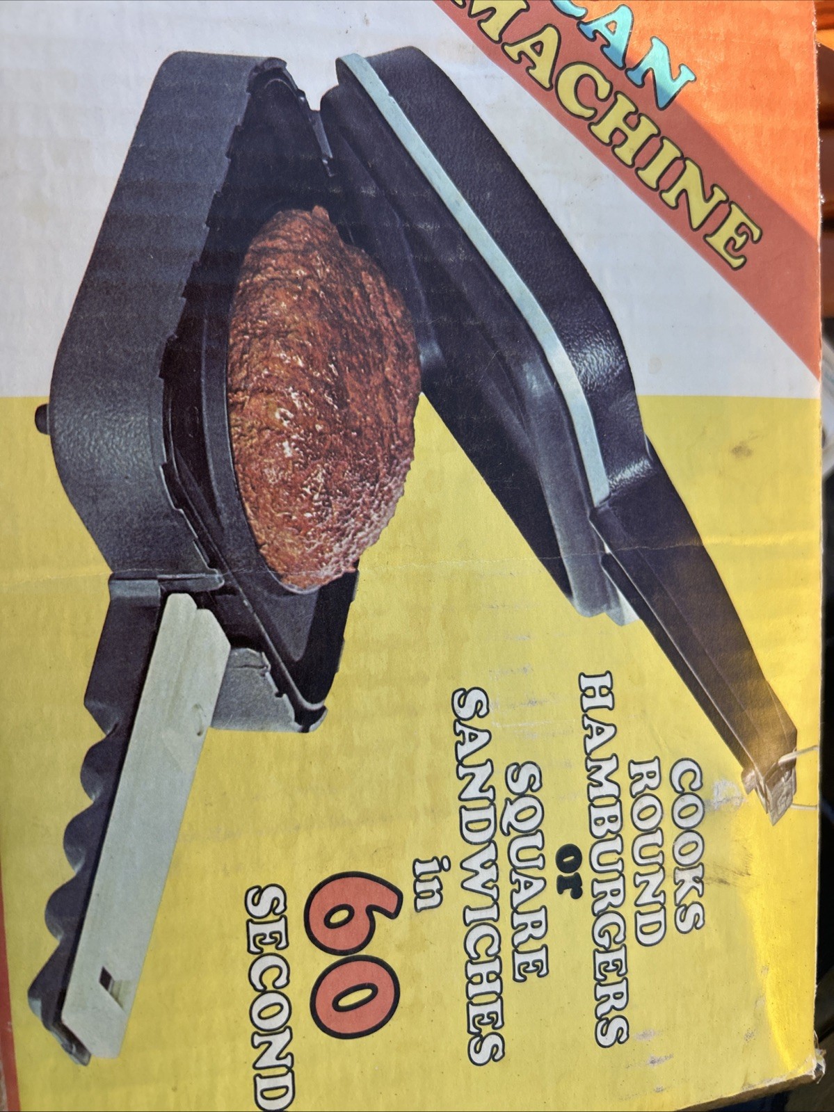 Great American Burger Machine Model 6000 American Electric Corp Vintage gallery