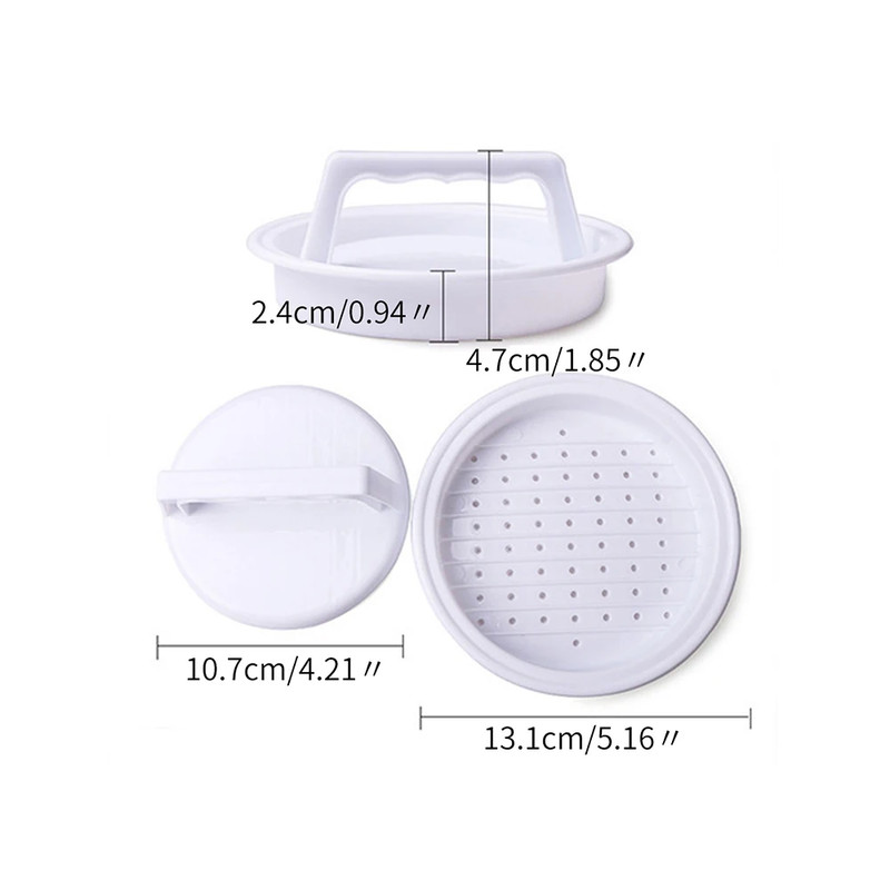 1Pc Hamburger Press Stuffed Burger Press Plastic Meat Grill Party BBQ Burger Mak gallery