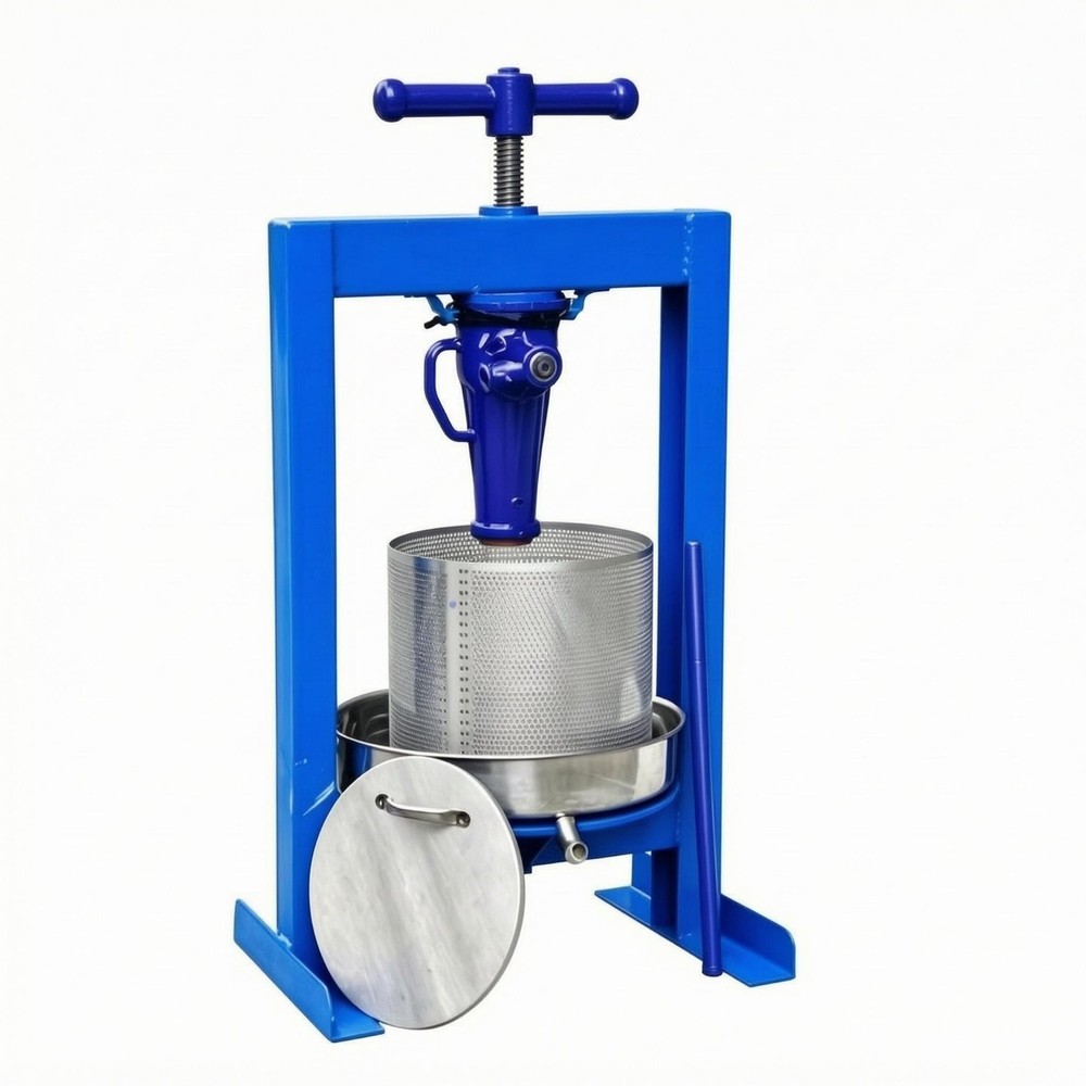 Wine Press Machine Perforated Fruit Wine Press Freestanding