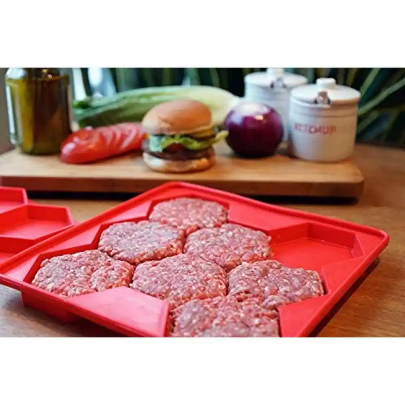 Outdoor Cooking Accessories, 8-In-1 Burger Press and Freezer Containers gallery