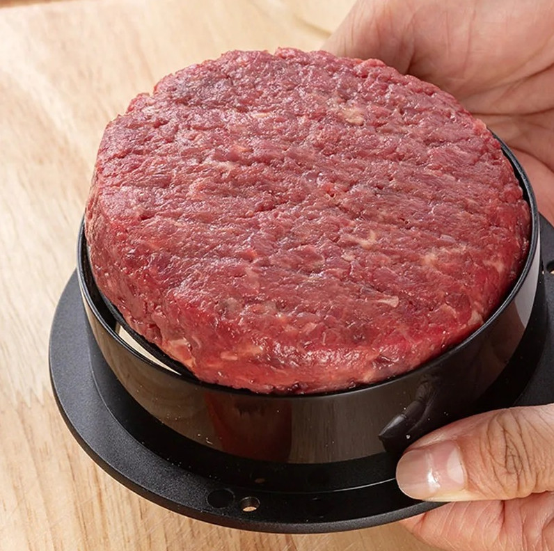 1pcs 3-in-1 Non-Stick Burger Press – Patty Mold for Stuffed Burgers & More - NEW gallery