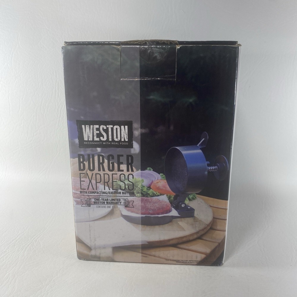 Weston Burger Express W/Patty Ejector 07-0310-W 4.5" Patties Unused Open Box