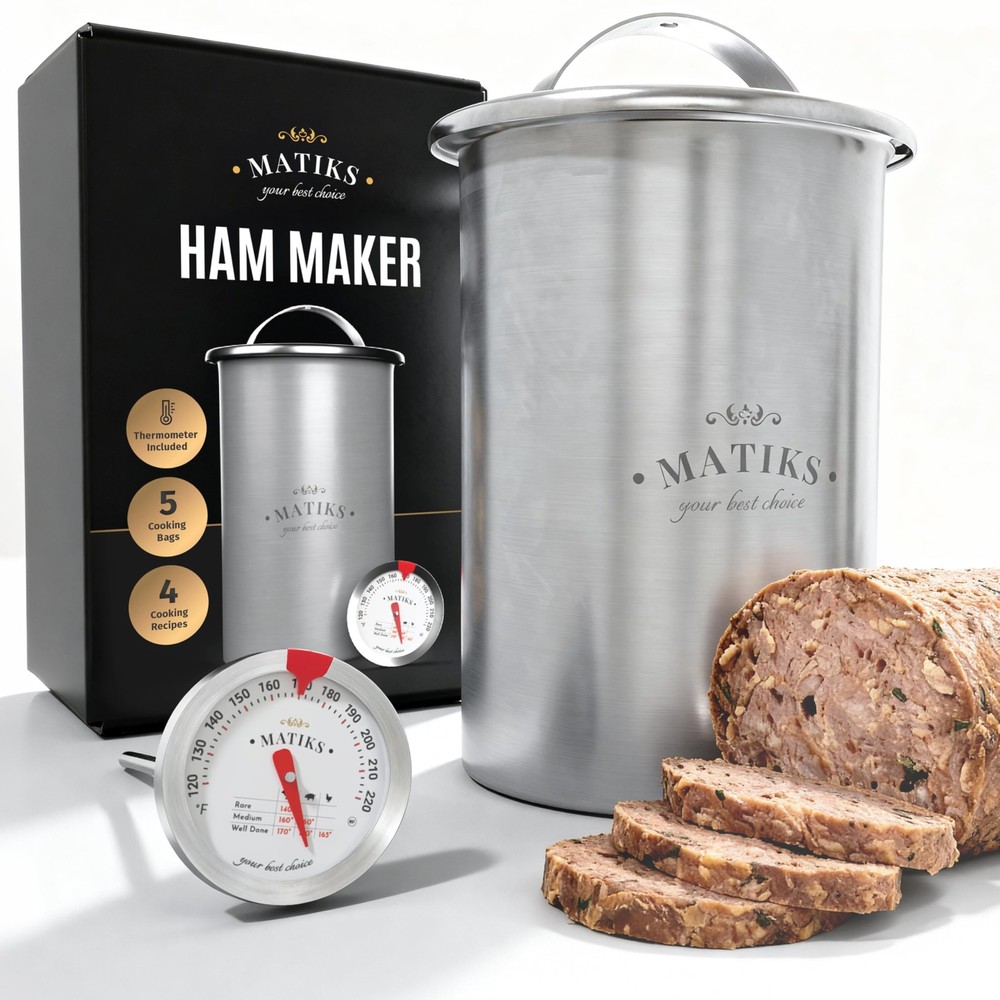 Deli Meat Press Mold for Deli Meats - Make Your Own Healthy Homemade Ham with...