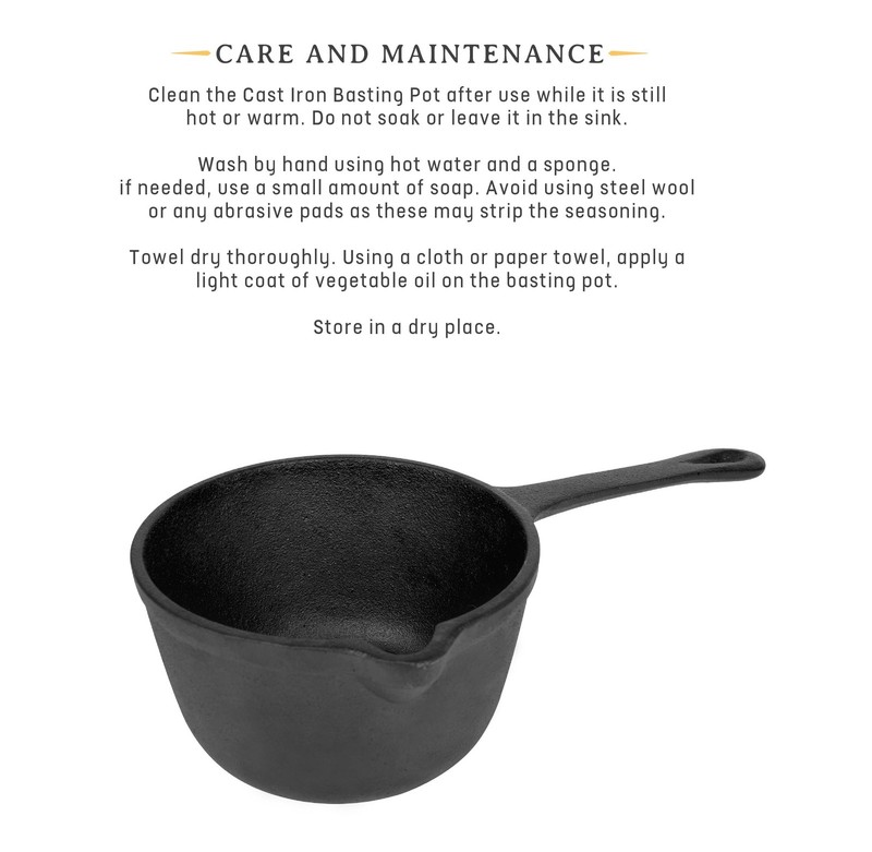 Jim Beam JB0204 Pre-Seasoned Heavy Duty Construction Cast Iron Bast... Fast Ship gallery