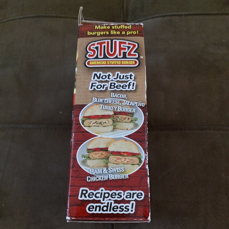 Stufz Stuffed Burger Press - Hamburger Patty Maker - As Seen On TV gallery
