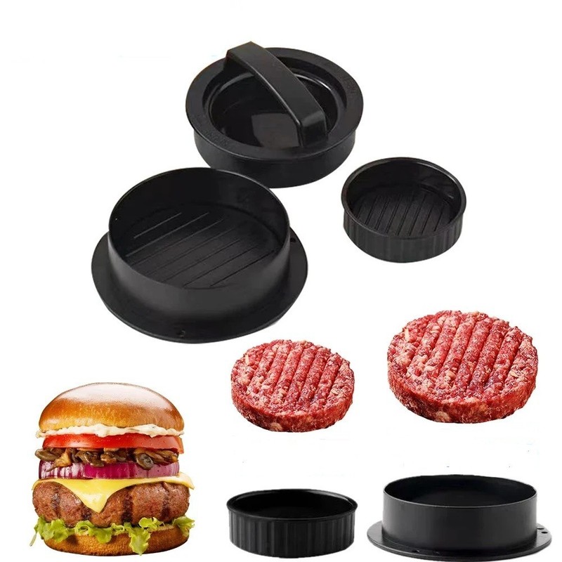 3-in-1 Stuffed Burger Maker – Non-Stick Patty Press Mold BBQ Kitchen Tool gallery