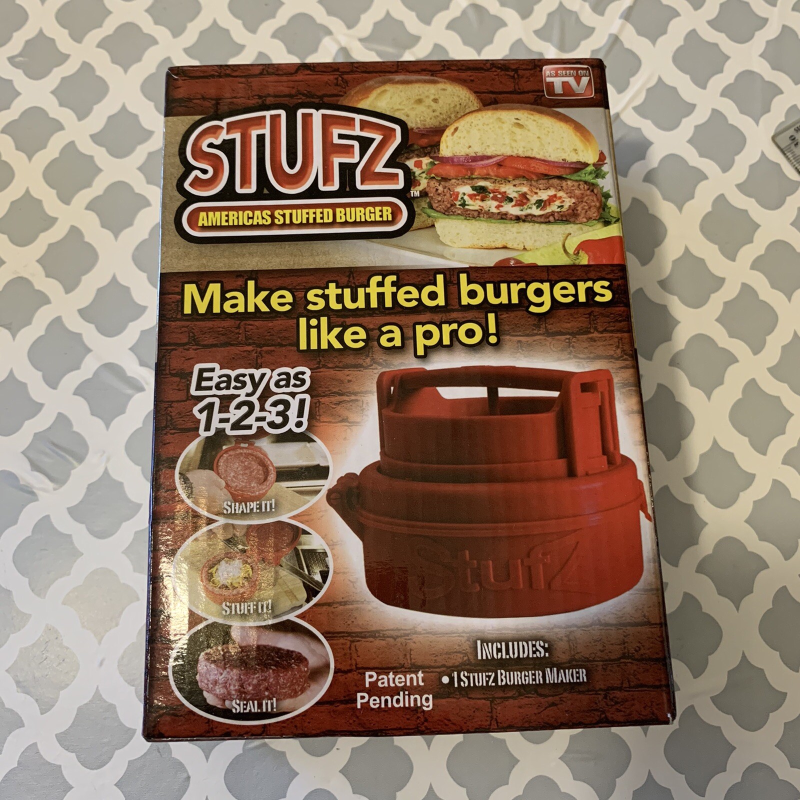 Stufz Stuffed Burger Press - Hamburger Patty Maker - As Seen On TV gallery