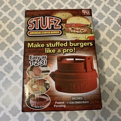 Stufz Stuffed Burger Press – Hamburger Patty Maker – As Seen On TV