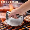 Husfunov Stainless Steel Burger Press, 5.5 Inch 5.5inch-Steel Handle, Sliver gallery