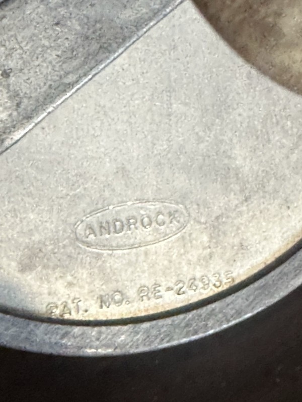 Androck Vintage Metal Burger Press Round Sizeable Hamburger gallery