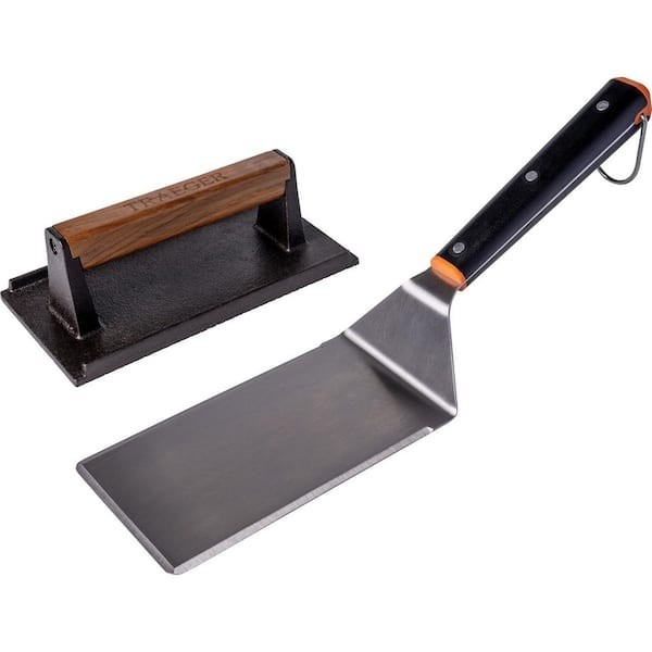 Traeger 2-piece Flat Top Grill Smash Burger Set with Burger Press and XL Spatula gallery