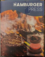 3 In 1 Hamburger Press Burgers Sliders Stuffed Burgers Wax Paper Storage (D1)