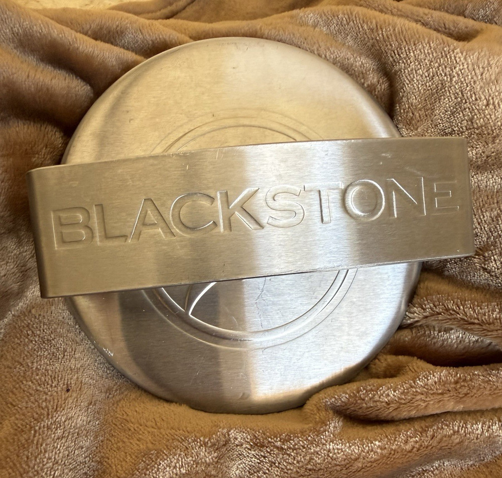 Blackstone Smash Burger Press 6" Diameter 3/8" Raised Edge Stainless Steel