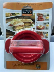 Mr. Bar-B-Q Stuffed Burger Press/Makes A Perfectly Stuffed Burger Every Time