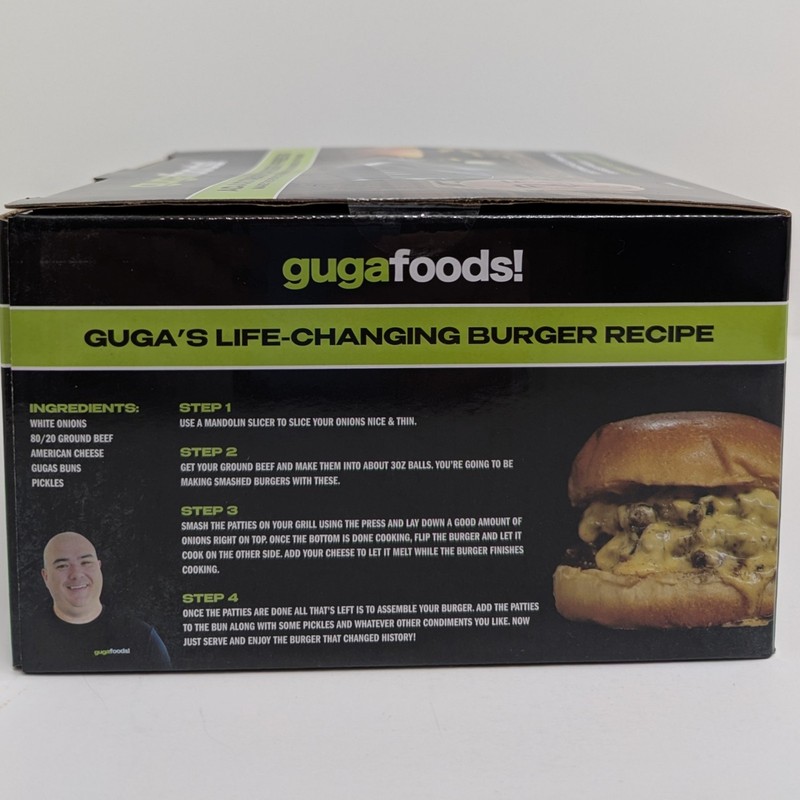 Guga Foods Adjustable Burger Press Makes 3 Sizes Patty Maker Tool Smashed Burger gallery