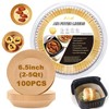 Ailun Air Fryer Paper Liners 6.5inch, 100PCS 6.5"Round-100PCS, Brown gallery