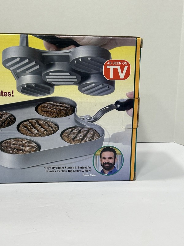 As Seen On TV Big City Slider Station Mini Burger Maker Pan Hamburger gallery