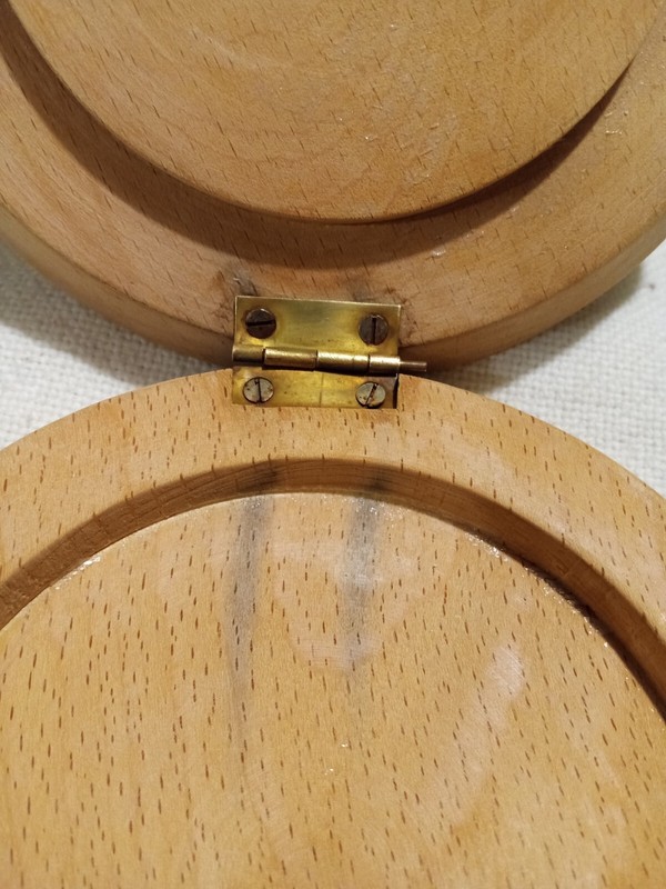 Vintage Wooden Hamburger Press Burger Patty Press Happy Cook Apron Chef Japan gallery