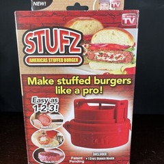 Stufz Americas Stuffed Burger Maker Press As Seen on TV 1 Burger Maker n Box NOS