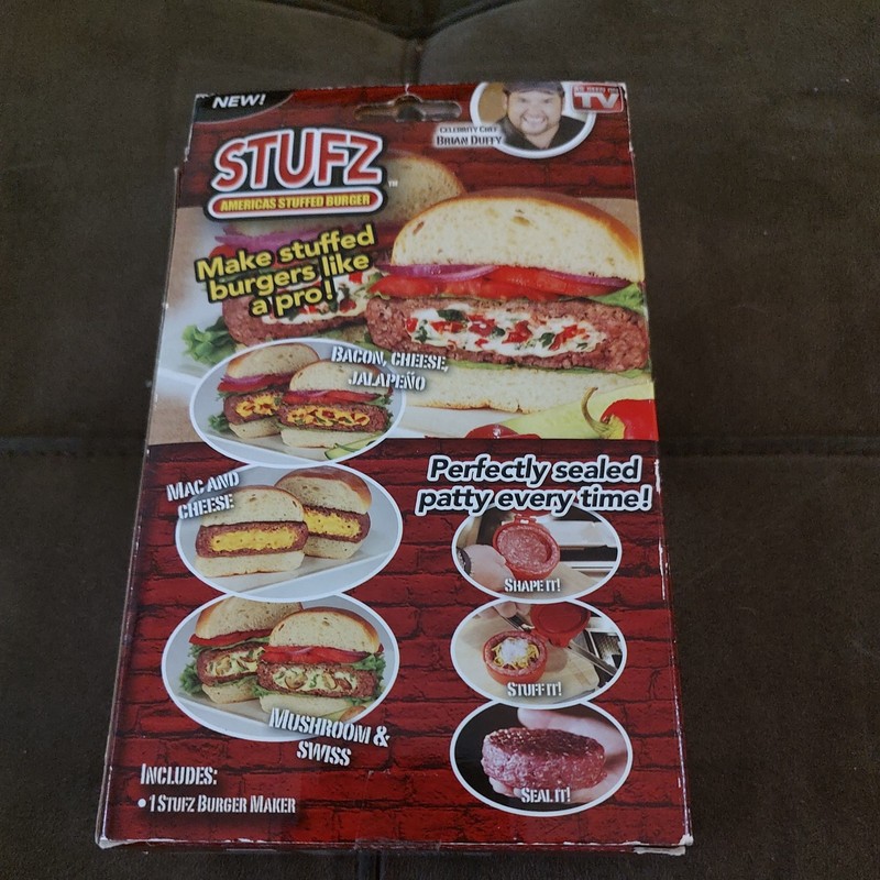 Stufz Stuffed Burger Press - Hamburger Patty Maker - As Seen On TV gallery