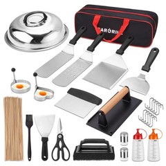 PARGRILL 128 PCS Griddle Accessories Kit – Premium Flat Top Grill Accessories…