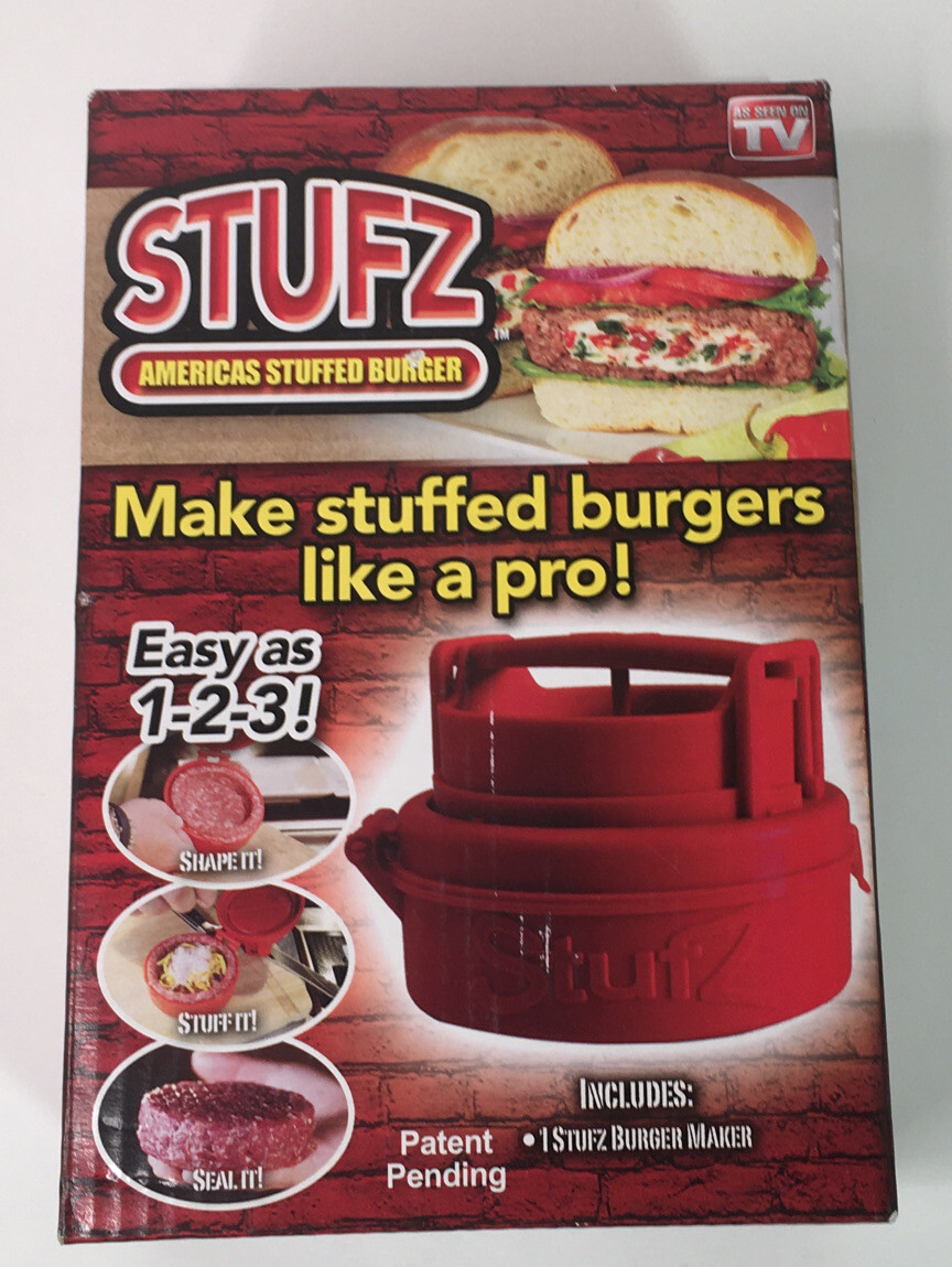 Stufz Stuffed Burger Press - Hamburger Patty Maker - As Seen On TV - New! gallery