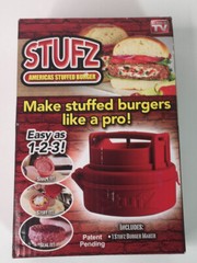 Stufz Stuffed Burger Press – Hamburger Patty Maker – As Seen On TV – New!