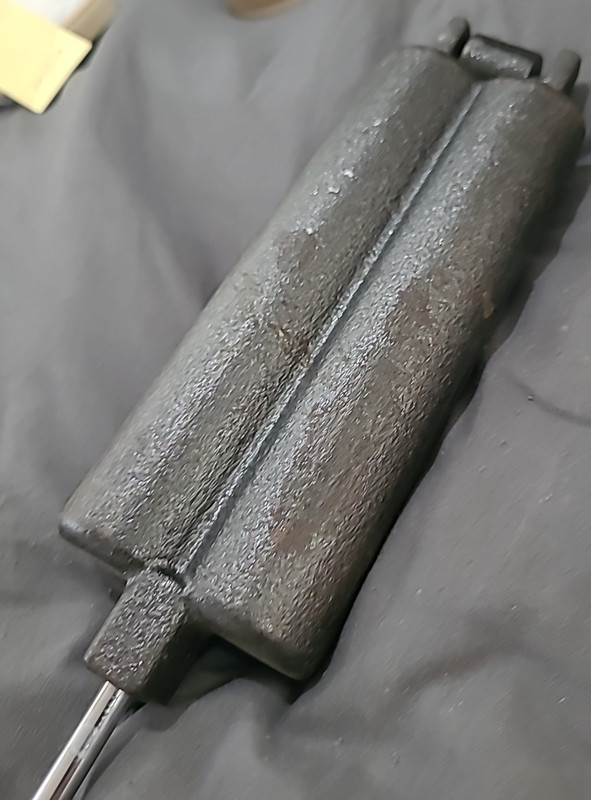 Old Mountain Pre Seasoned Double Hot Dog Bratwurst Iron, 26 Inch Long Camp Fire gallery