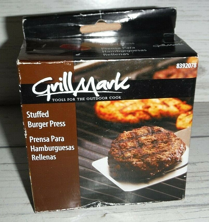 New Grill Mark Stuffed Burger Press