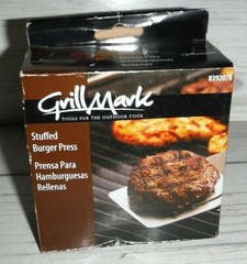 New Grill Mark Stuffed Burger Press