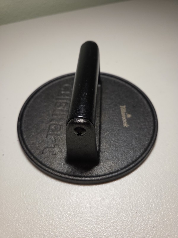 Cuisinart 6.5" Smashed Burger Press, Cast Iron Tillamook Branded gallery