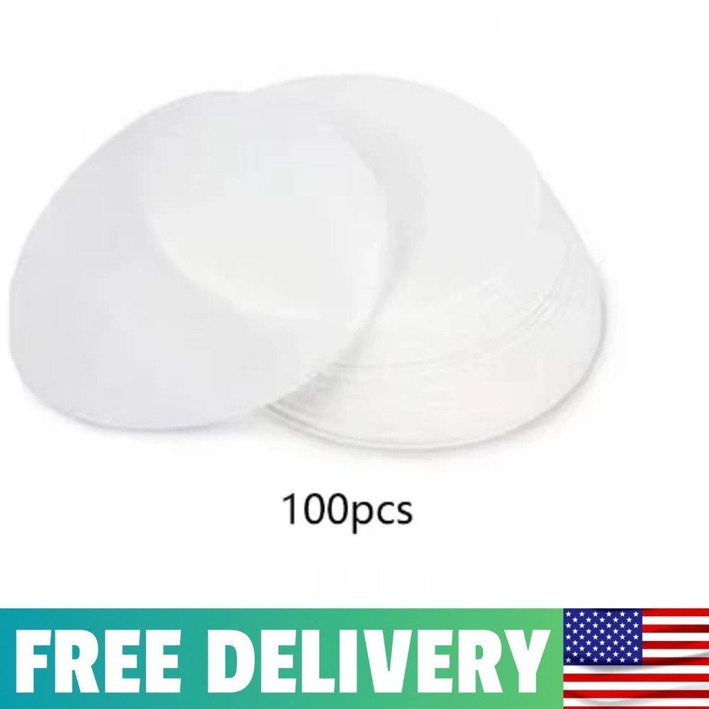 Circular Burger Mold Press Non-stick with 100 Meat Pie Papers - only wax papers