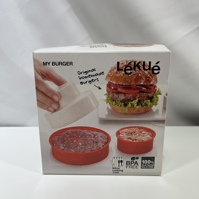Lekue My Burger Stuffed Hamburger Patty Maker NEW BPA Free Silicone Summer Grill gallery