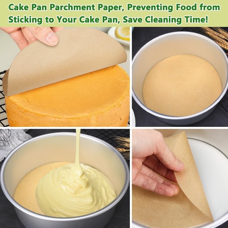 7 Inch Parchment Paper Rounds Set of 200 Hamburger Patty Paper/Burger Press gallery
