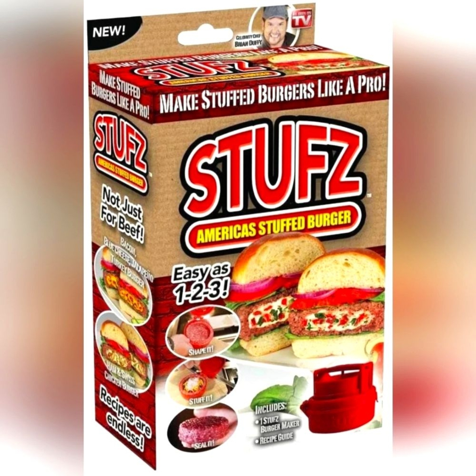Stufz As Seen On TV Burger Stuffer / Stuffed Hamburger Maker gallery
