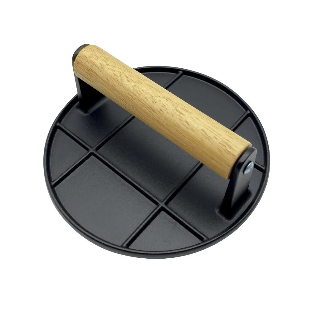 Aluminum Alloy Meat Press Manual Burger Press Non Stick round Meat Patty Burger