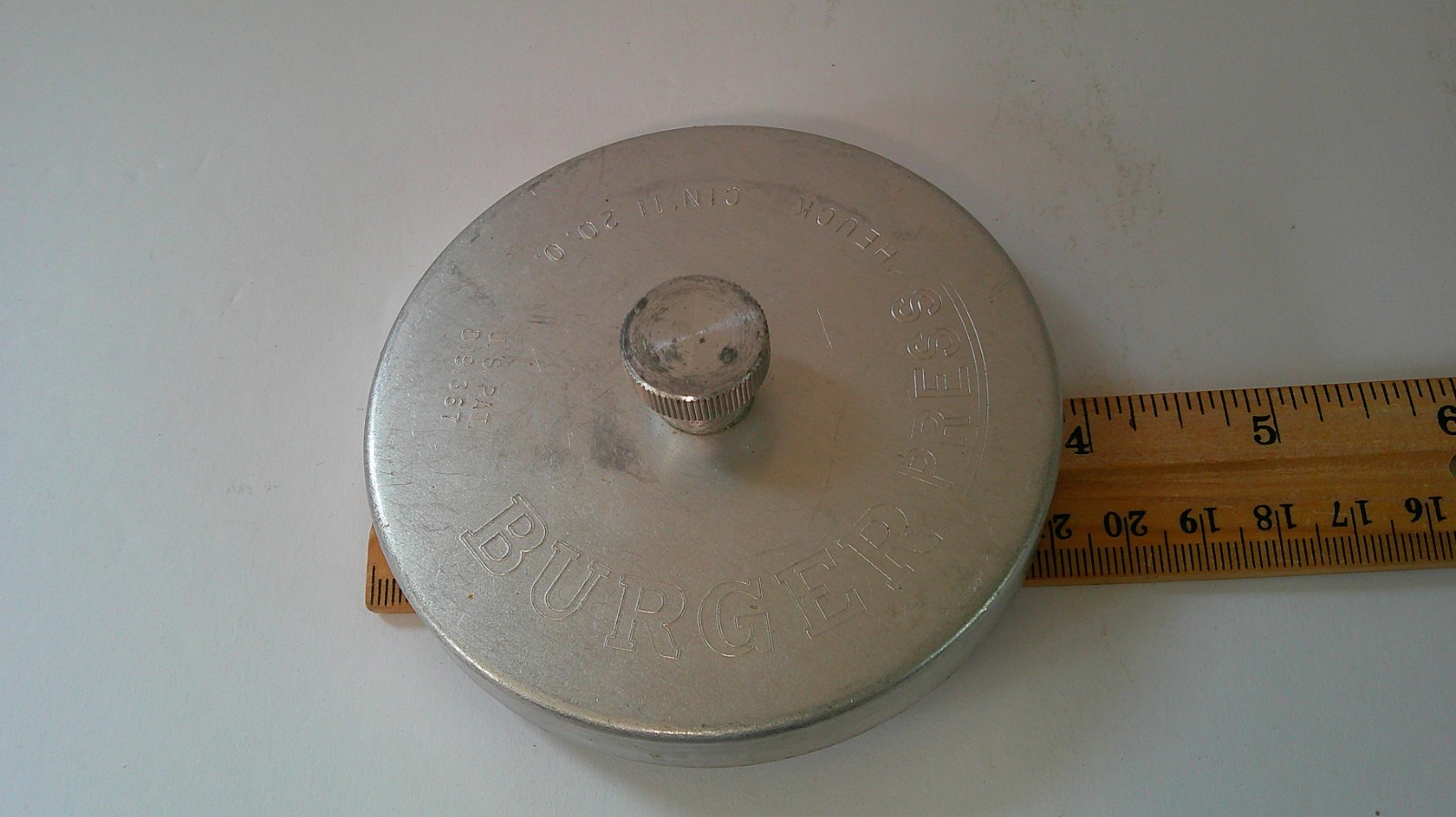 Vintage Heuck Burger Press gallery