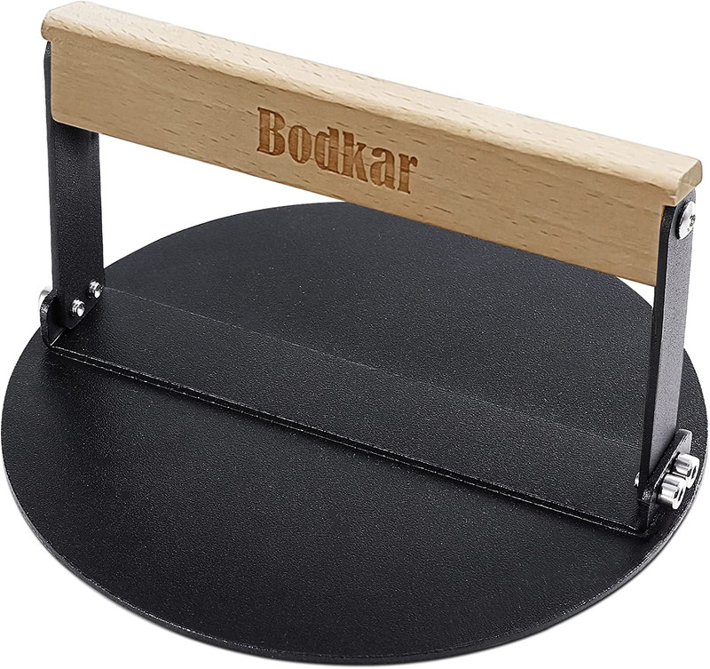 Bodkar Smash Burger Press 6 Inch round Burger Smasher Grill Press for Griddle B gallery
