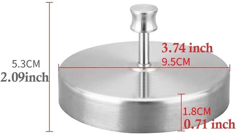 304 Stainless Steel Hamburger Press Patty Maker for BBQ Grill gallery