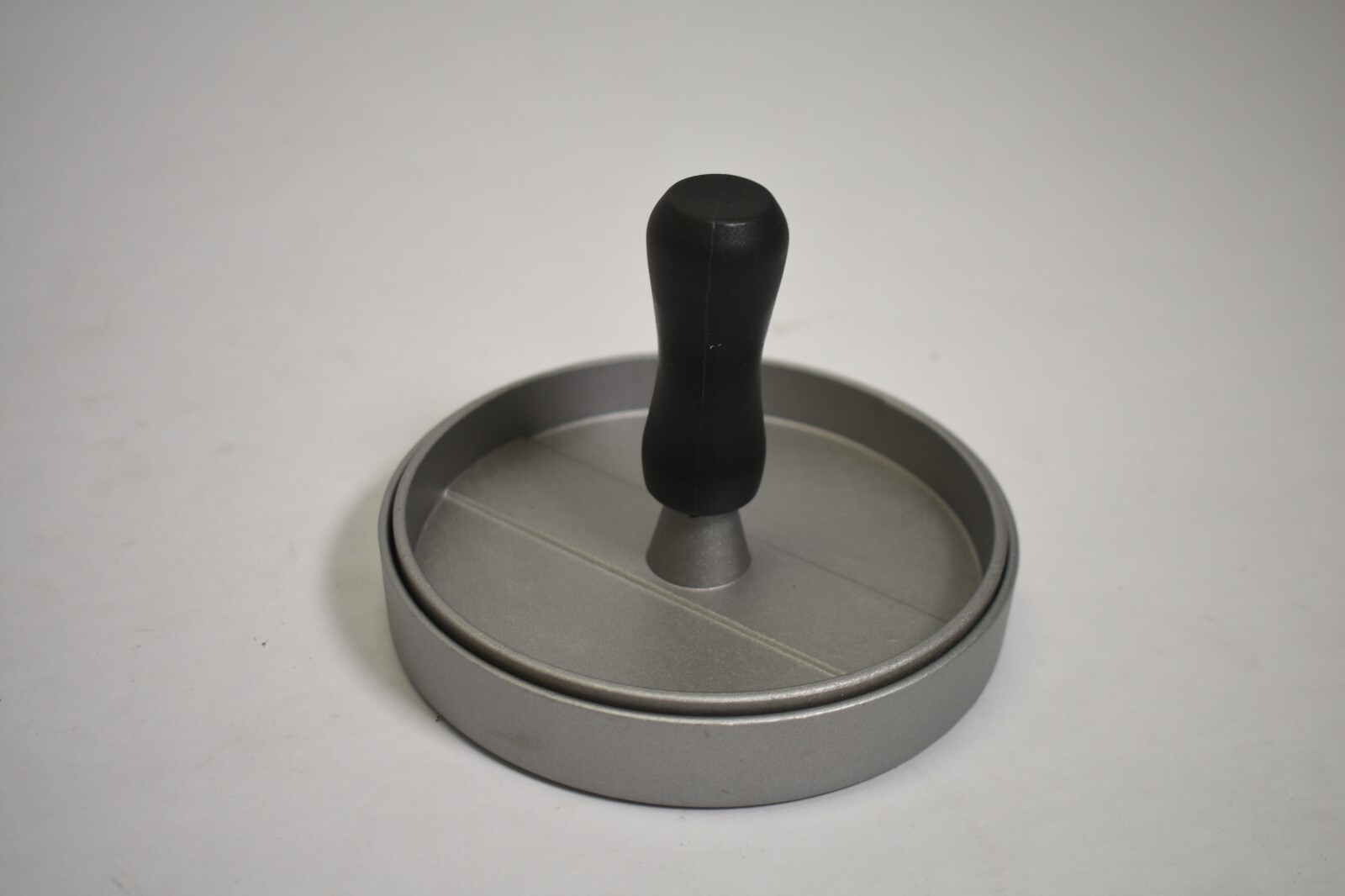 Hamburger Maker Meat Press Mold Stainless Steel Removable Handle Lot of 2 gallery