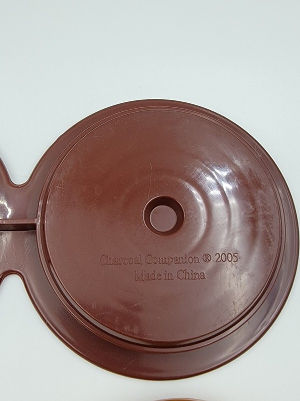 Charcoal Companion Double Hamburger Press Mold 4.5" Round Patties Grill Burger gallery