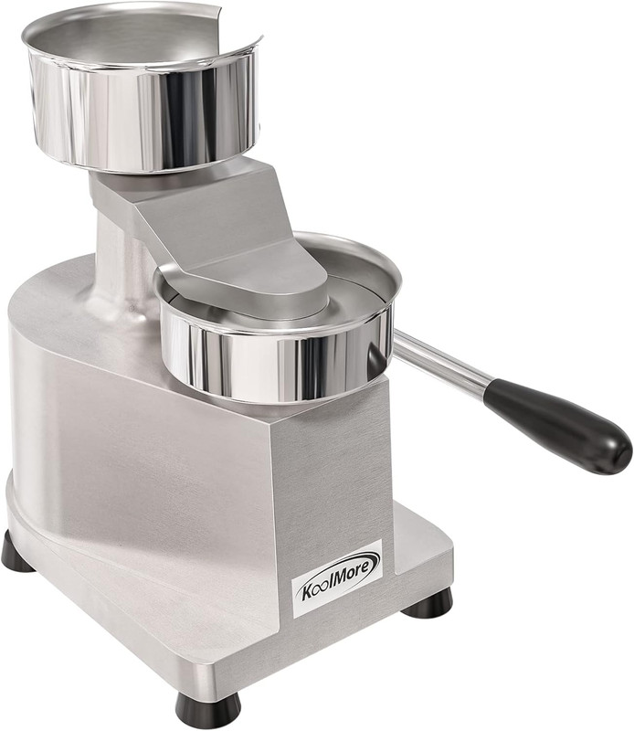 Burger Press Patty Maker for 4” Hamburgers, Stainless-Steel Manual Forming Machi gallery