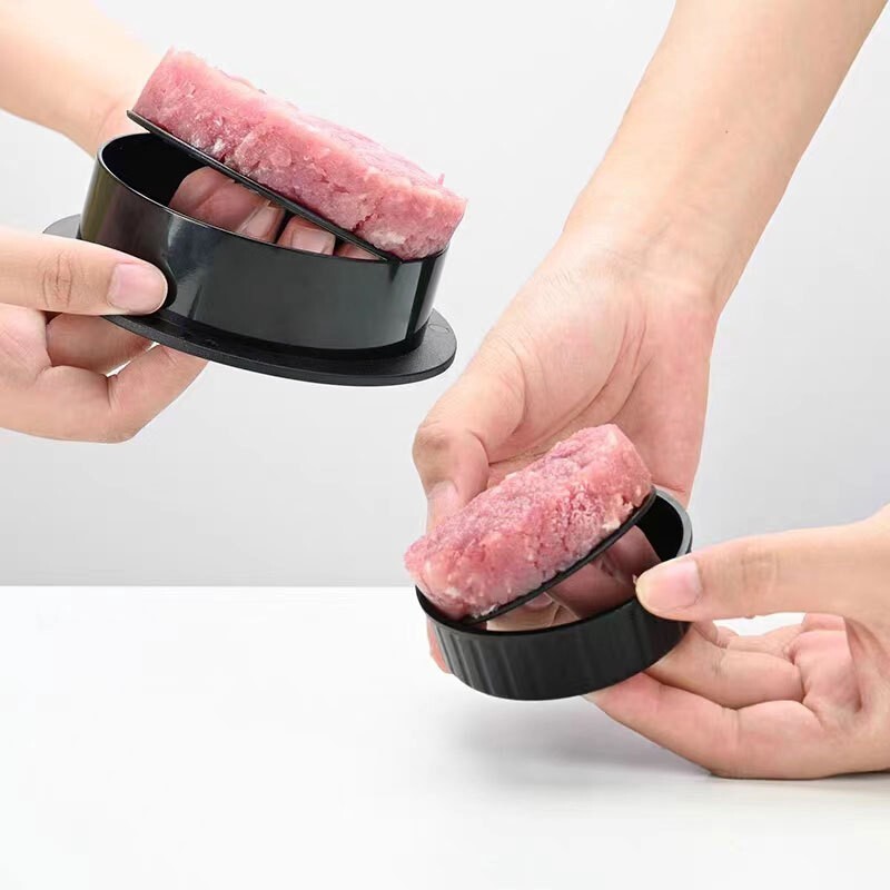 Round Hamburger Burger Press Meet Grill Food-Grade ABS Hamburger Meat Press gallery