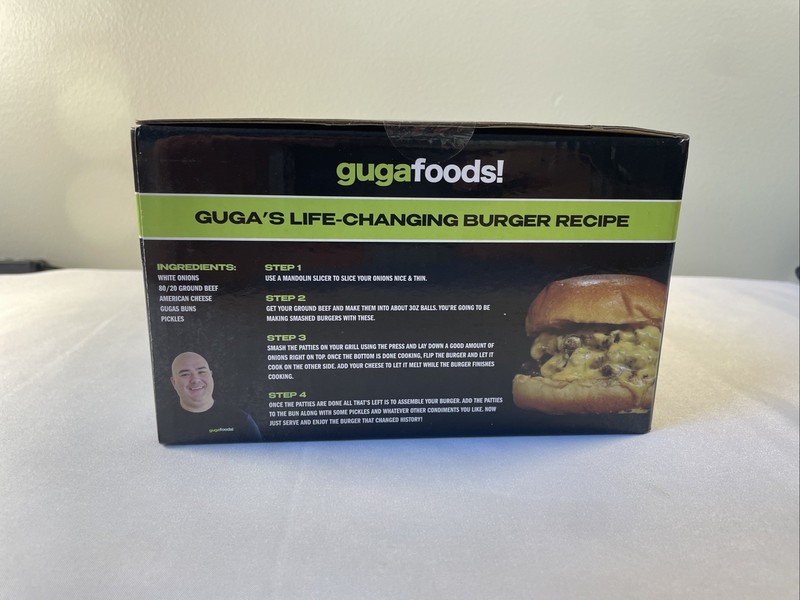 Guga Foods! Adjustable Burger Press Make The Perfect Smash Burger gallery