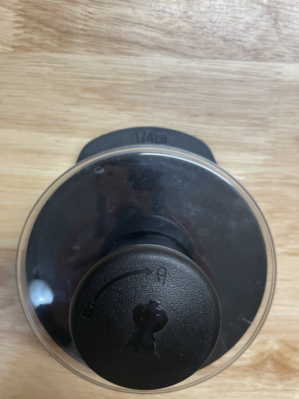 Weber 6483 Non-Stick 4 in Burger Press Patty Maker, Black/Clear Plastic gallery