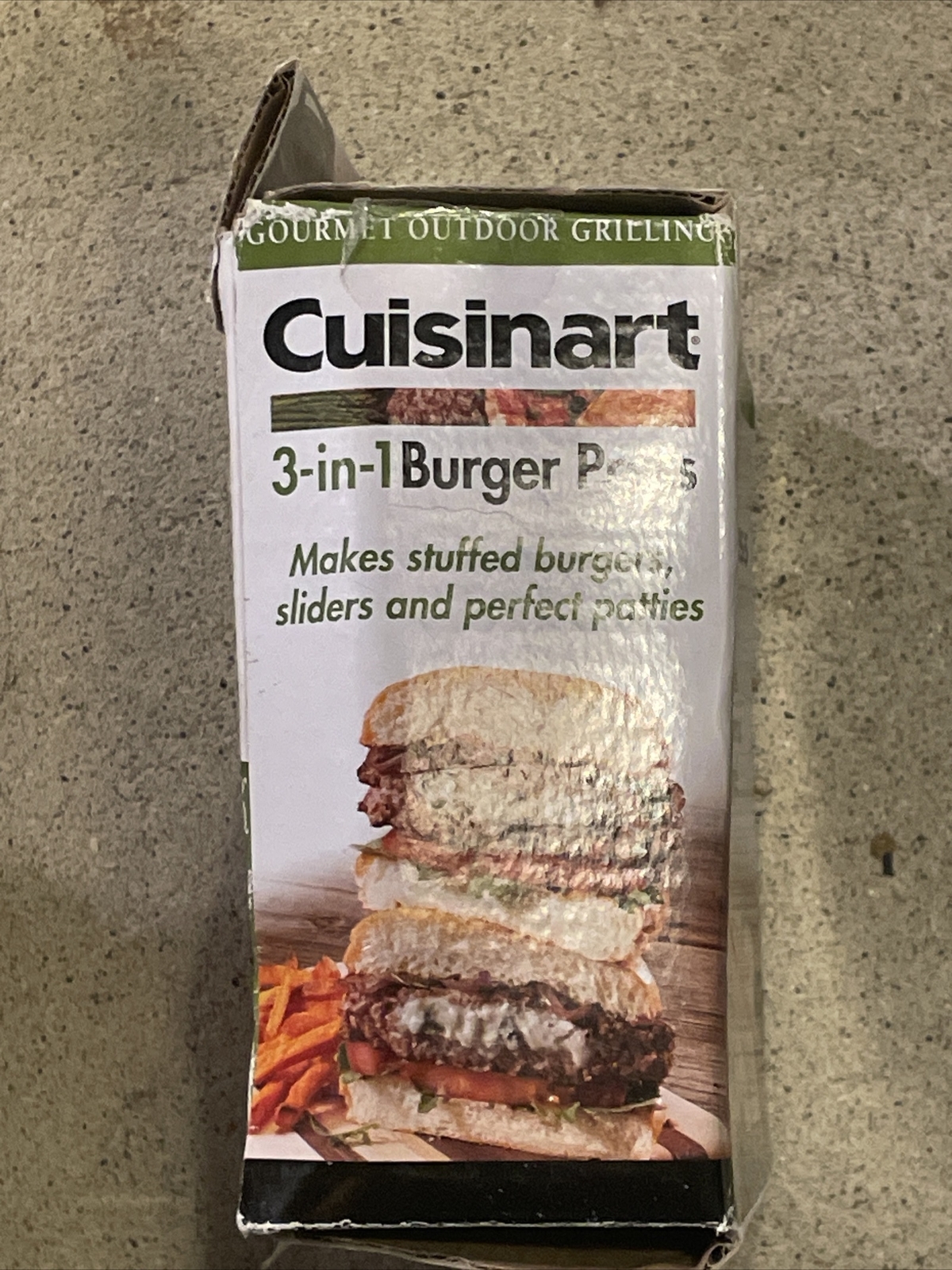 Cuisinart 3 in 1 Smashed Burger Press Open Box Not Used Tool Grilling Press gallery