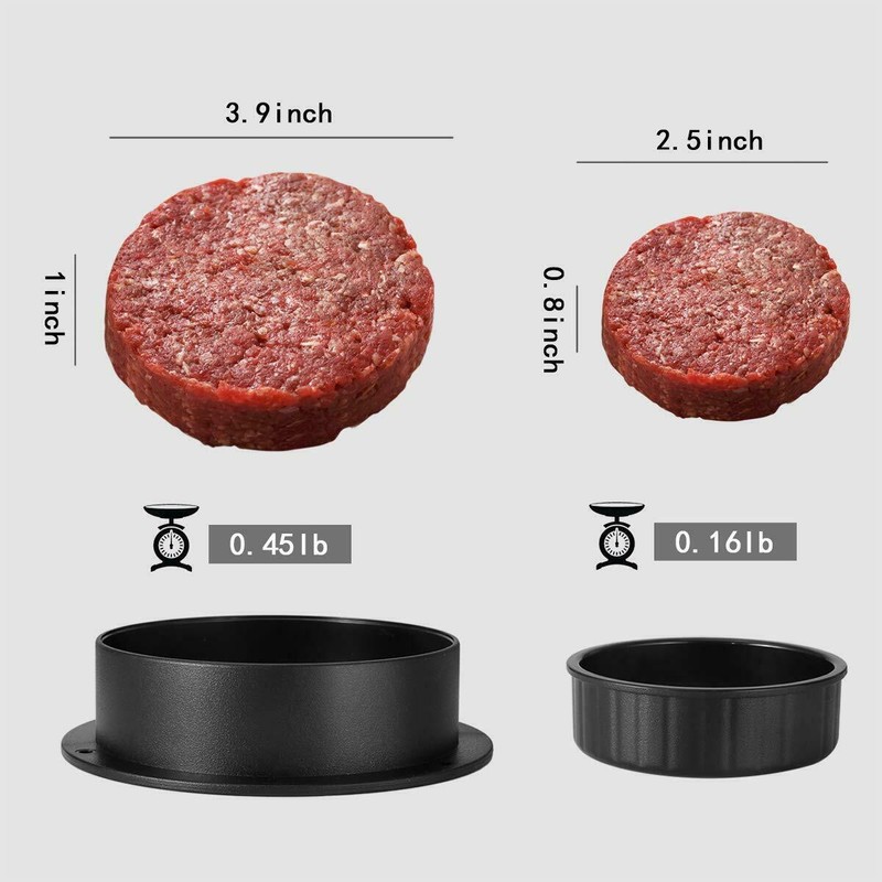 Burger Press Stuffed Patty Maker Mold Slider EASY Homemade Hamburger Making Tool gallery