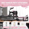 15x15in Digital Swing-Away Heat Press, 30oz Dual-Mug Tumbler, Teflon Nonstick gallery