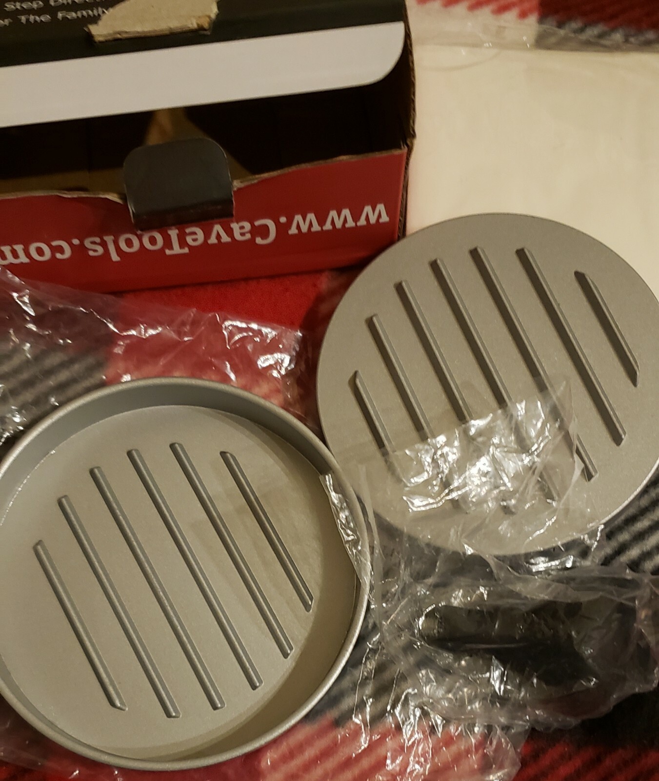 Cave Tools Burger Press Perfectly Formed Hamburger Maker Includes 200 Non gallery